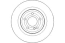 Disctech Brake Disc (Single) - Fits Audi, Mercedes-benz - ABD3362 - Rear Axle