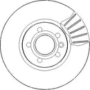 Disctech Brake Disc (Single) - Fits Ford, Renault - ABD2783 - Front Axle