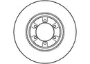 Disctech Brake Disc (Single) - Fits Iveco - ABD2934 - Front Axle