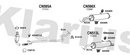 Klarius CN505A - Centre Pipe  - Fits Citroen C3 1.4HDi