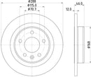 Mintex Brake Discs fits -Opel Vauxhall Brake Disc V320:5 MDC2923C (also fits other vehicles)