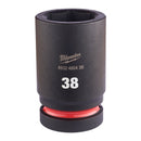 Milwaukee Hex socket ShW 1in deep 38mm-1pc - 4932480430