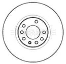 Borg & Beck Brake Disc Pair  - BBD4395 fits Vauxhall Vectra 3.2 02-