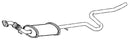 Klarius FE1127H - Box With Centre Pipe  - Fits Ford Fiesta 1.6 Ti