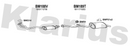Klarius BM188V - Box With Front Pipe  - Fits BMW 316i 1.6i