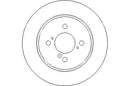 Disctech Brake Disc (Single) - Fits Audi, Suzuki - ABD3140 - Rear Axle
