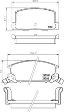 Padtech Brake Pad Set - PAD1325