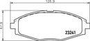 Mintex Brake Pad Set fits -Chevrolet Daewoo MDB1941 (also fits other vehicles)