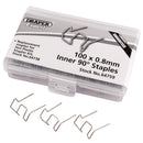 Draper 0.8MM Inner 90deg Staplespk100 - 64759