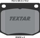 Textar Brake Pad Set - 2040201