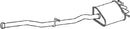 Klarius MZ471C - Box With Tail Pipe  - Fits Mercedes C270 2.7CDi
