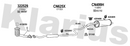 Klarius 322529 - Catalyst Type Approved Withpip  - Fits Citroen C3 Pluriel 1.4i