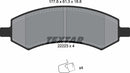 Textar Brake Pad Set - 2222301