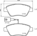 Mintex Brake Pad Set fits -Alfa Romeo Citroën Fiat Peugeot MDB2239 (also fits other vehicles)