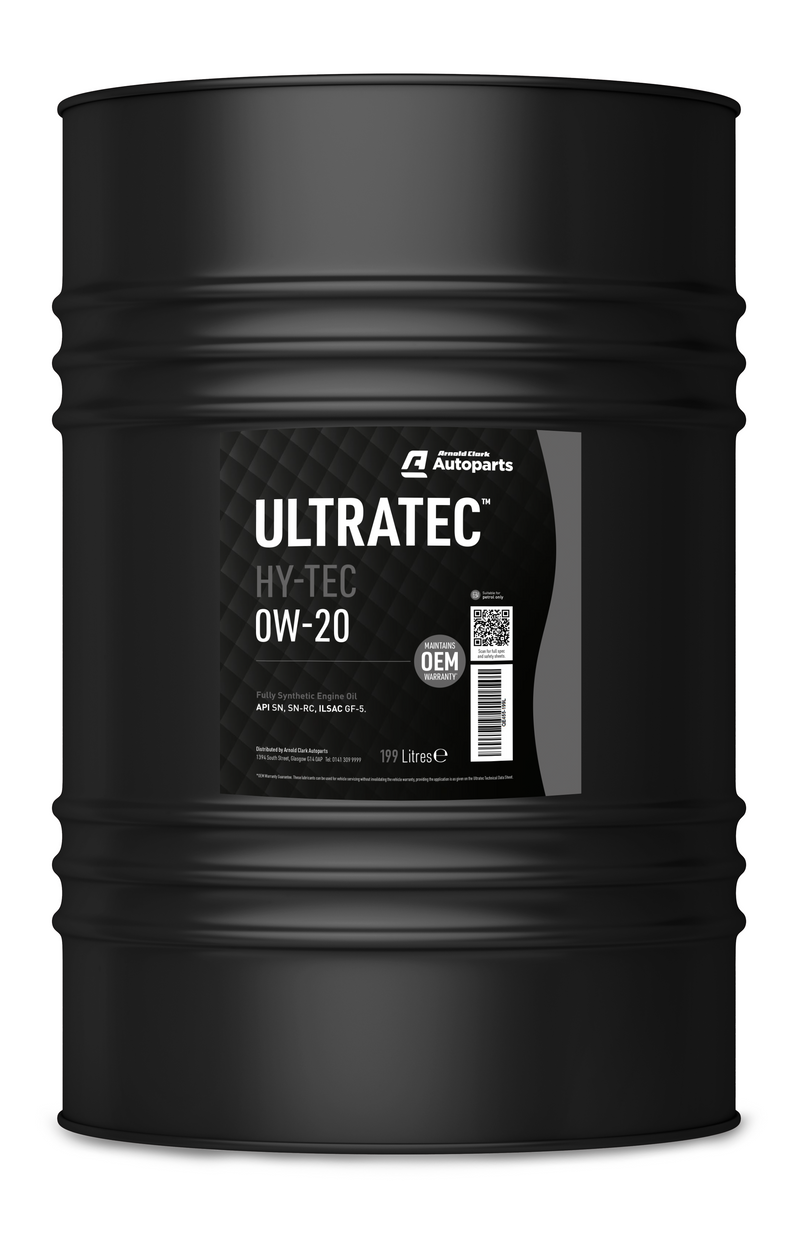 Ultratec HY-TEC 0W20 - 199 Litre Barrel Engine Oil