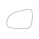 APEC Replacement Stick-On Standard Vehicle Mirror Glass LHS - AMS2701