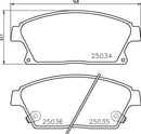 Mintex Brake Pad Set fits -Cadillac Chevrolet Opel Vauxhall MDB3089 (also fits other vehicles)