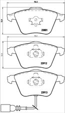 Brembo Brake Pad Set - P85079
