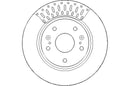 Disctech Brake Disc (Single) - Fits Suzuki - ABD3338 - Front Axle