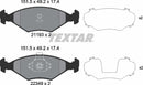 Textar Brake Pad Set - 2119303