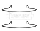 Borg & Beck Fitting Kit -  Pads  - BBK1040 fits Audi, Ford, Jaguar, Seat, VW.