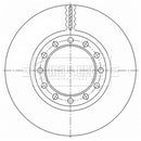 Borg & Beck Brake Disc - BBD32639