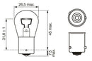 Bosch Pure/Lt Py21W 12V Bau15S Trade Pk Part No - 1987302213