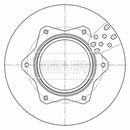 Borg & Beck Brake Disc  - BBD32652