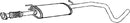 Klarius FT827W - Box With Centre Pipe  - Fits Fiat Bravo 1.4i
