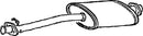 Klarius LR149D - Box With Centre Pipe  - Fits Land Rover 110 2.5TDi