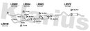 Klarius LR90P - Front Pipe Right Hand  - Fits Land Rover 110 3.5