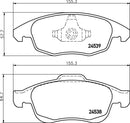 Mintex Brake Pad Set fits -Citroën DS Peugeot MDB2890 (also fits other vehicles)