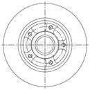 Borg & Beck Brake Disc Single  - BBD6149S fits Renault Megane Grandtour 4/16-