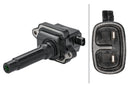 HELLA 5DA 358 168-491 Ignition Coil - 12V - 3-pin connector - Bolted