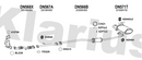 Klarius DN568X - Centre Pipe  - Fits Nissan X-Trail 2.2Di,2.2DCi