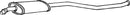 Klarius CN348E - Box With Centre Pipe  - Fits Citroen Xsara 1.9TD