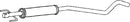 Klarius GM592G - Box With Centre Pipe  - Fits Opel Astra H 1.9CDTi