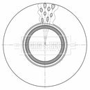 Borg & Beck Brake Disc - BBD32599