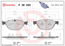 Brembo Brake Pad Set - P36025