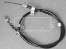 Borg & Beck Brake Cable - BKB3421 fits Nissan Navara/NP300 RWD 08-