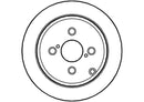Disctech Brake Disc (Single) - Fits Toyota - ABD2222 - Rear Axle
