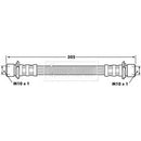 Borg & Beck Brake Hose  - BBH7232 fits Toyota Corolla 1.4,1.6,1.9