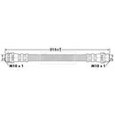 Borg & Beck Brake Hose  - BBH6723 fits Audi A2 1.4 (8Z)