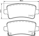 Mintex Brake Pad Set fits -Chevrolet Opel Saab Vauxhall MDB2867 (also fits other vehicles)