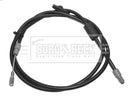 Borg & Beck Handbrake Cable - Front - BKB2808