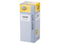 HELLA 8GA 002 072-331 Halogen-Bulb - Socket Bulb - Heavy Duty - 28V - 26W - Quantity: 10