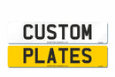 Finished Pair of Aluminium Number Plates 520 X 111|Standard