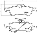 Mintex Brake Pad Set fits -Daihatsu Toyota MDB2914 (also fits other vehicles)