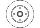 Disctech Brake Disc (Single) - Fits Hyundai, Porsche - ABD2970 - Front Axle