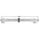 Borg & Beck Brake Hose  - BBH7065 fits Kia Clarus 98-01